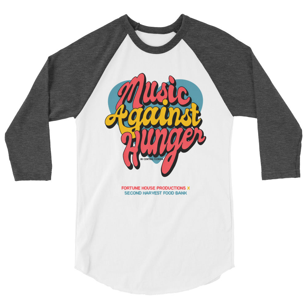 Music Against Hunger - Title Baseball Tee