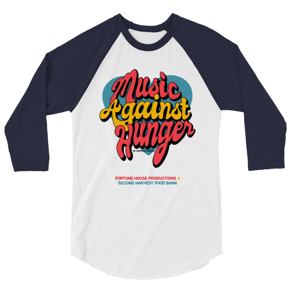 Music Against Hunger - Title Baseball Tee